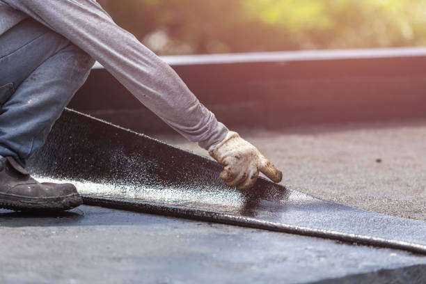 Professional Basement Waterproofing technician working in Hillsborough, NJ